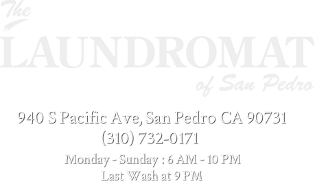 The Laundromat of San Pedro